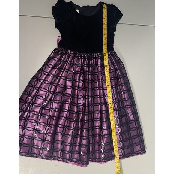 Cinderella Couture Girls 6 Dress Special Occasions Formal Velvet Sequins Party - Picture 5 of 10